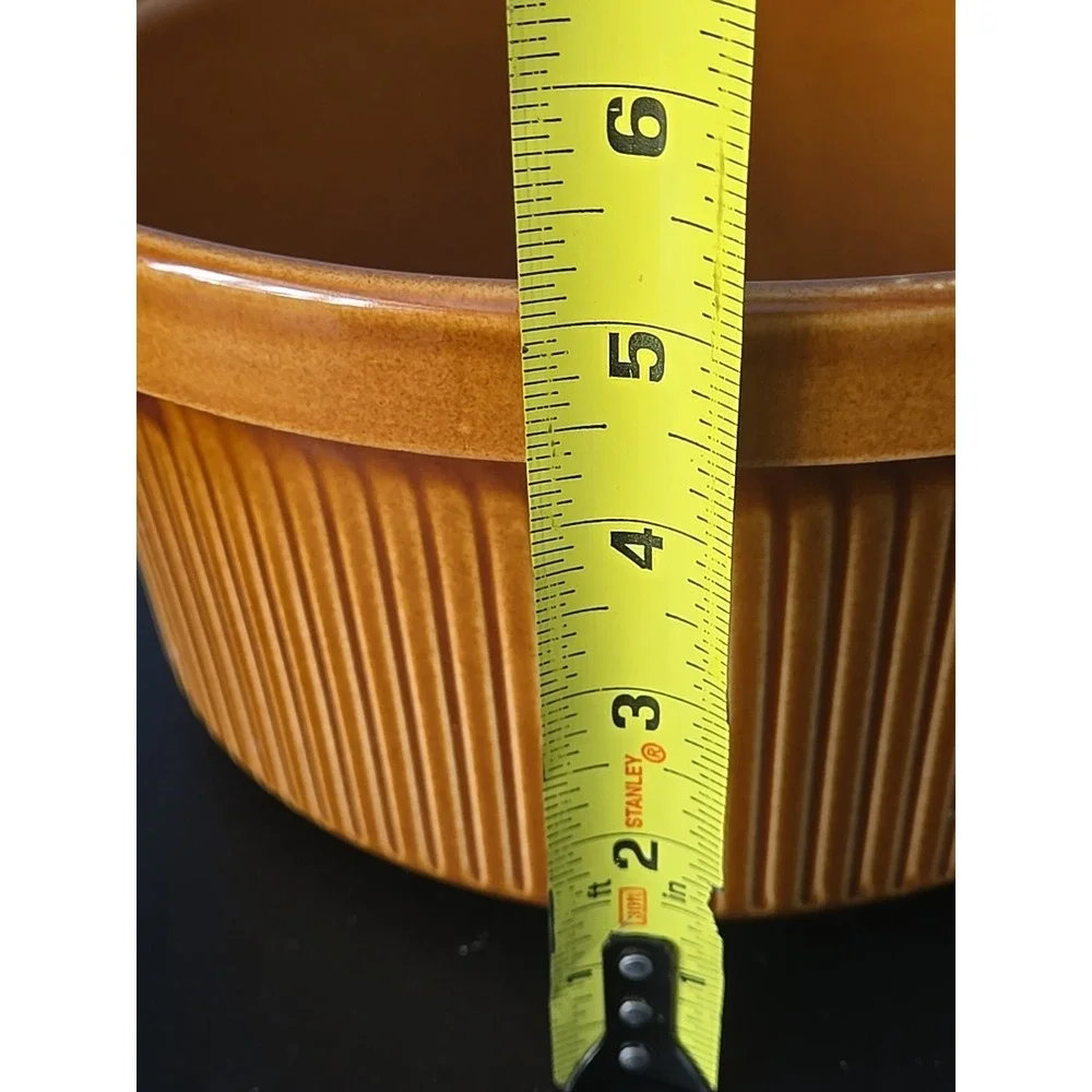 Rival Crockpot Replacement Removable Brown Stoneware‎ Insert VTG